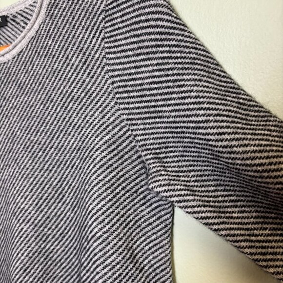 Eileen Fisher Cashmere Wool Sweater Stripe Sz PP 2P-4P Quiet Luxury Minimalist - Picture 5 of 14